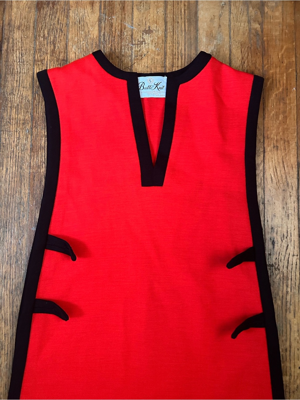 Vintage 60s Butte Knit Dress